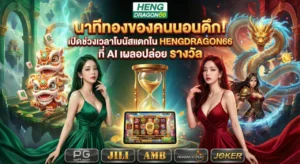นาทีทองของคนนอนดึก! เปิดช่วงเวลาโบนัสแตกใน HENGDRAGON66 ที่ AI เผลอปล่อยรางวัล